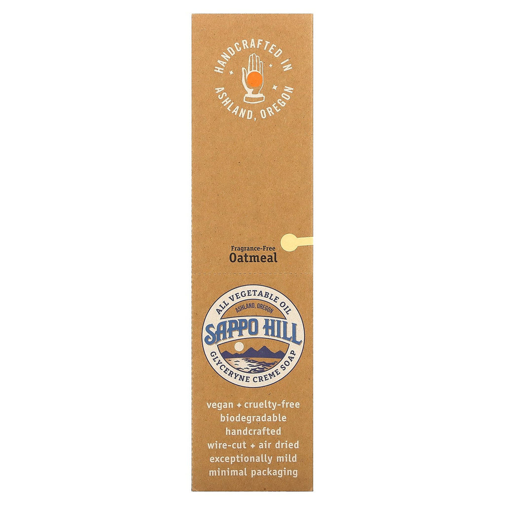 Sappo Hill Oat Glycerine Natural Cream Soap (12x3.5 Oz)-1