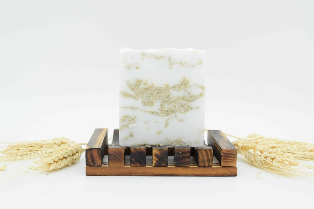 Oatmeal And Peppermint Scrub Natural Crafted Bar Soap 4.5oz-1