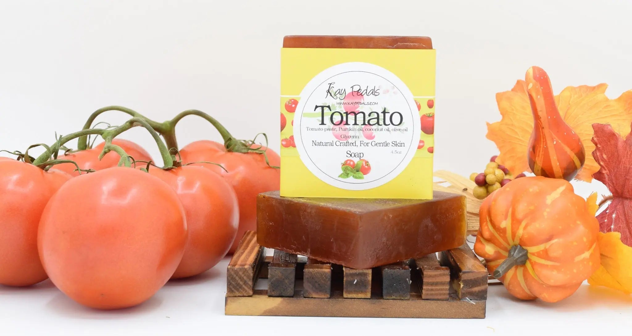 Tomato Soap Natural Crafted Bar Soap 4.5oz-0